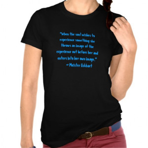 Meister Eckhart Quote Ladies Twofer T-Shirt