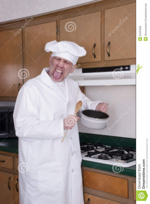 ... Free Stock Photo: Funny Cook Chef Cooking Bad Tasting Food, Dinner