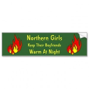 Northern Girls Bumper Sticker