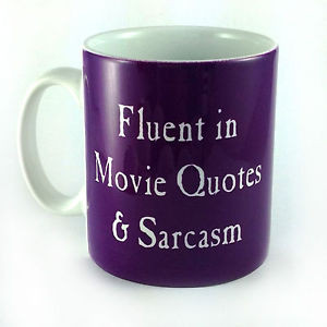 ... -IN-MOVIE-QUOTES-AND-SARCASM-GIFT-MUG-CUP-PRESENT-OFFICE-SECRET-SANTA
