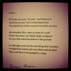 ars poetica | seamus heaney :