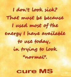 MULTIPLE SCLEROSIS SUCKS!