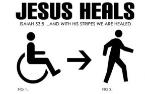 So, Jesus was getting people healed only IF they listened to His ...
