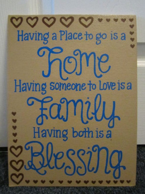 Wall Art Hand painted canvas quote Having a place by alliereck, $10.00