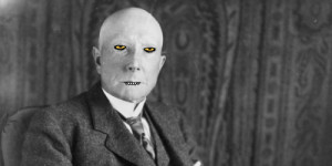 Karkat’s face on John D. Rockefeller (anon request)