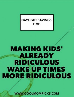 daylight savings time | cool mom tech