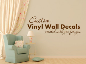 Custom vinyl decal Custom Wall Quote, Wall Art, Wall Decal, Vinyl ...