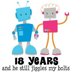 18_year_anniversary_robot_couple_greeting_card.jpg?height=250&width ...