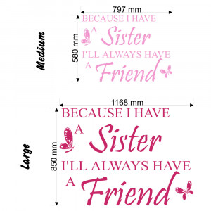Cute Sister Quotes Because i have a sister