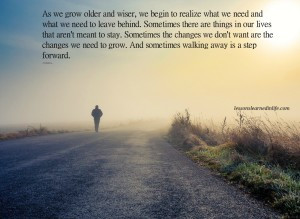 As we grow older and wiser, we begin to realize.