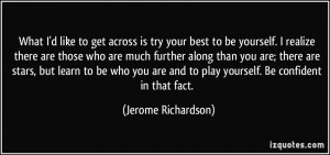 More Jerome Richardson Quotes