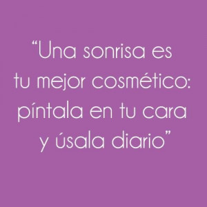 sonrisa #frases #belleza #mujer