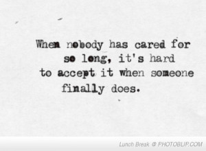 It's Hard To Accept It...