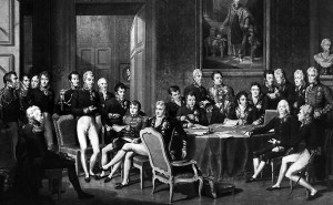 an etching of the congress of vienna 1815 after jean baptiste isabey ...