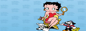 Betty Boop Red Facebook Covers