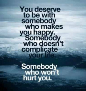 You deserve