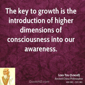 ... introduction of higher dimensions of consciousness into our awareness