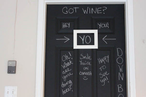 Chalkboard Doors