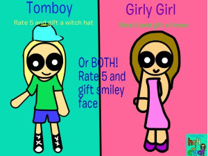 tomboy vs girly girl clothes