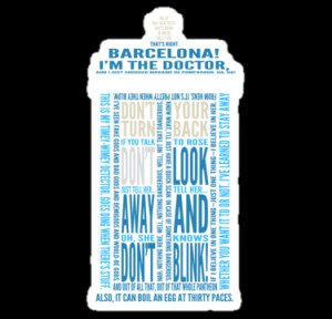 Doctor Who TARDIS Quotes shirt - Tenth Doctor Version by DesignComa
