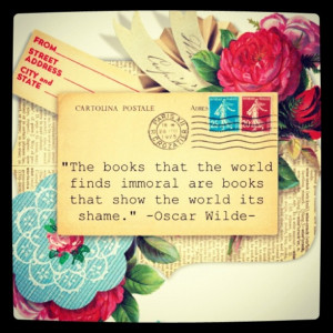 To remember for Banned Books week!!! The quote for the board, perhaps?