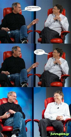 Bill Gates and Steve (Jobs part 2)