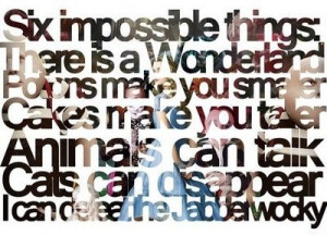 Impossible things..
