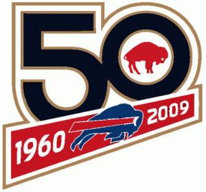 50th Anniversary Buffalo Bills Logo