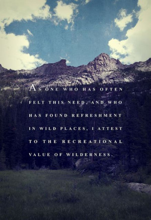 wilderness | Quotes I love