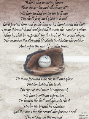 Pitcher's prayer