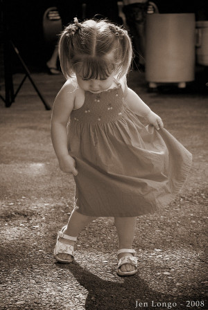 Dancing little girl by SilverWaves