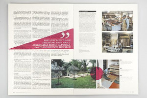 How to incorporate triangles with the pulled quotes. Everyday Magazine ...