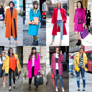 The very popular bright shaded coat trend has spread it's vivacity to ...