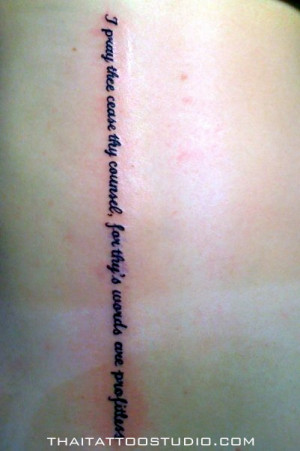 famous vertical latin quotes tattoo famous vertical latin quotes ...