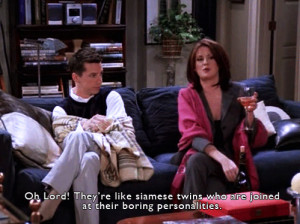 17. Just telling it like it is… probably about Will and Grace.