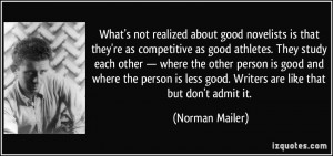 Competitive Quotes For Athletes More norman mailer quotes