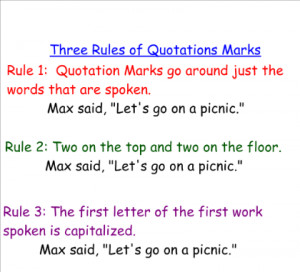 Quotation Mark rules Downloads 5,543 Recommended 1