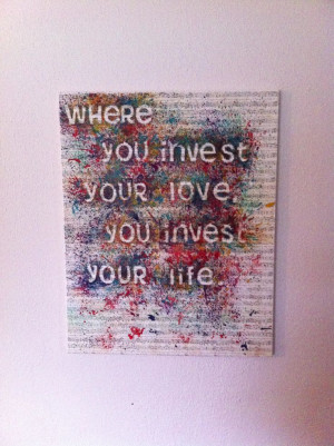 Take your favorite quote and make it wall art. Just put stick on ...