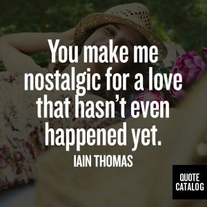 Love - Iain Thomas quote