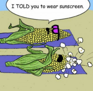 told you to sunscreen..