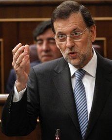 Mariano Rajoy en el Congreso. / Reuters