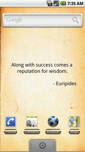 View bigger - Wise Sayings Live Wallpaper for Android screenshot