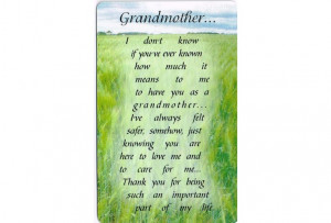 INSPIRATIONAL QUOTES - GRANDMOTHER Brand New
