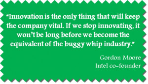 Gordon Moore quote #Intel