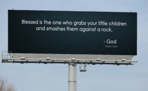 Bible-Quoting Billboards for the Atheist Crowd