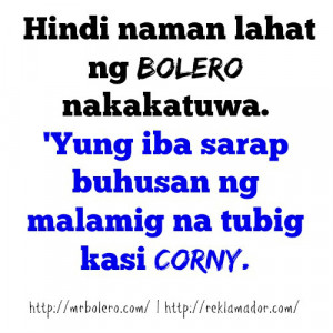 Best Bolero Quotes Tagalog