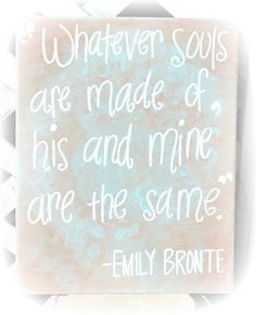 CLEARANCE Soul Mate Love Quote on 11x14 Canvas by HandyQuotes