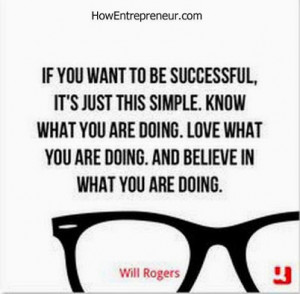 Recipe for success will roger quote for aspiring entrepreneur