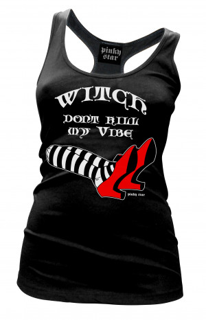 Witch Don't Kill My Vibe Tank by Pinky Star