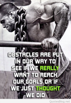 Reach our goals quote